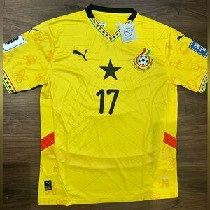 Ghana Black Stars National Team Ernest Nuamah Soccer Football Jersey